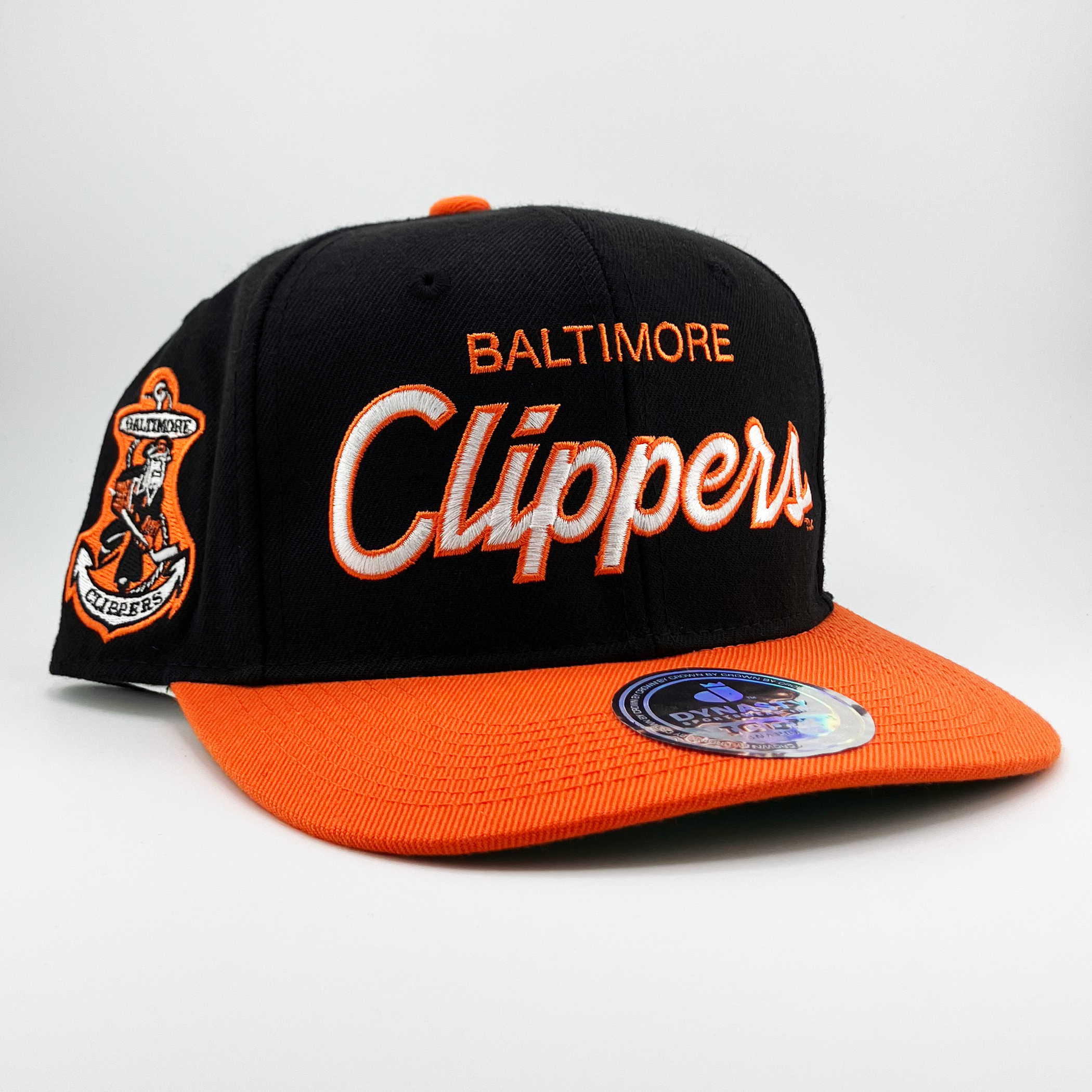 AHL® BALTIMORE CLIPPERS RETRO SCRIPT DYNASTY ICON SNAPBACK