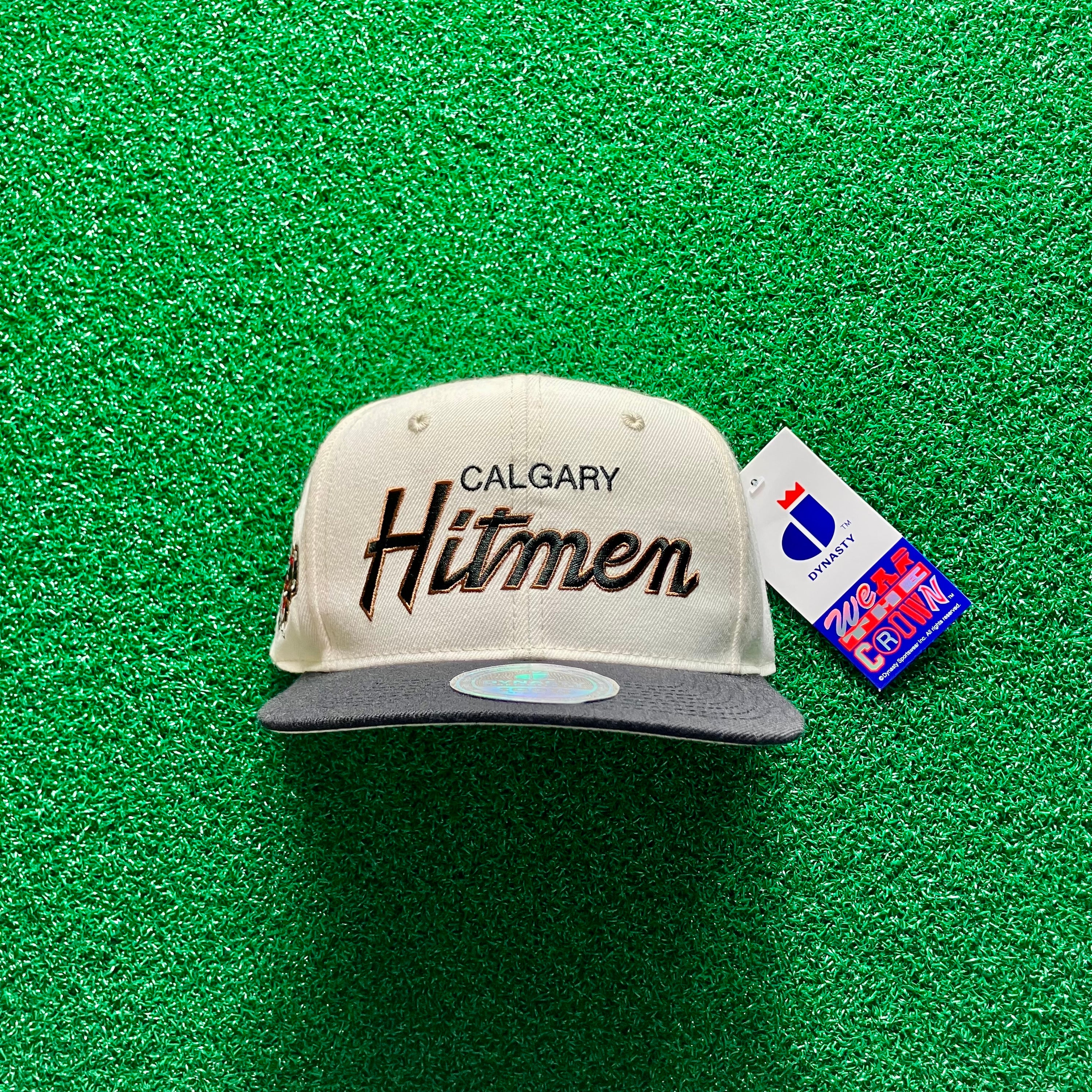 CALGARY HITMEN RETRO SCRIPT DYNASTY ICON SNAPBACK