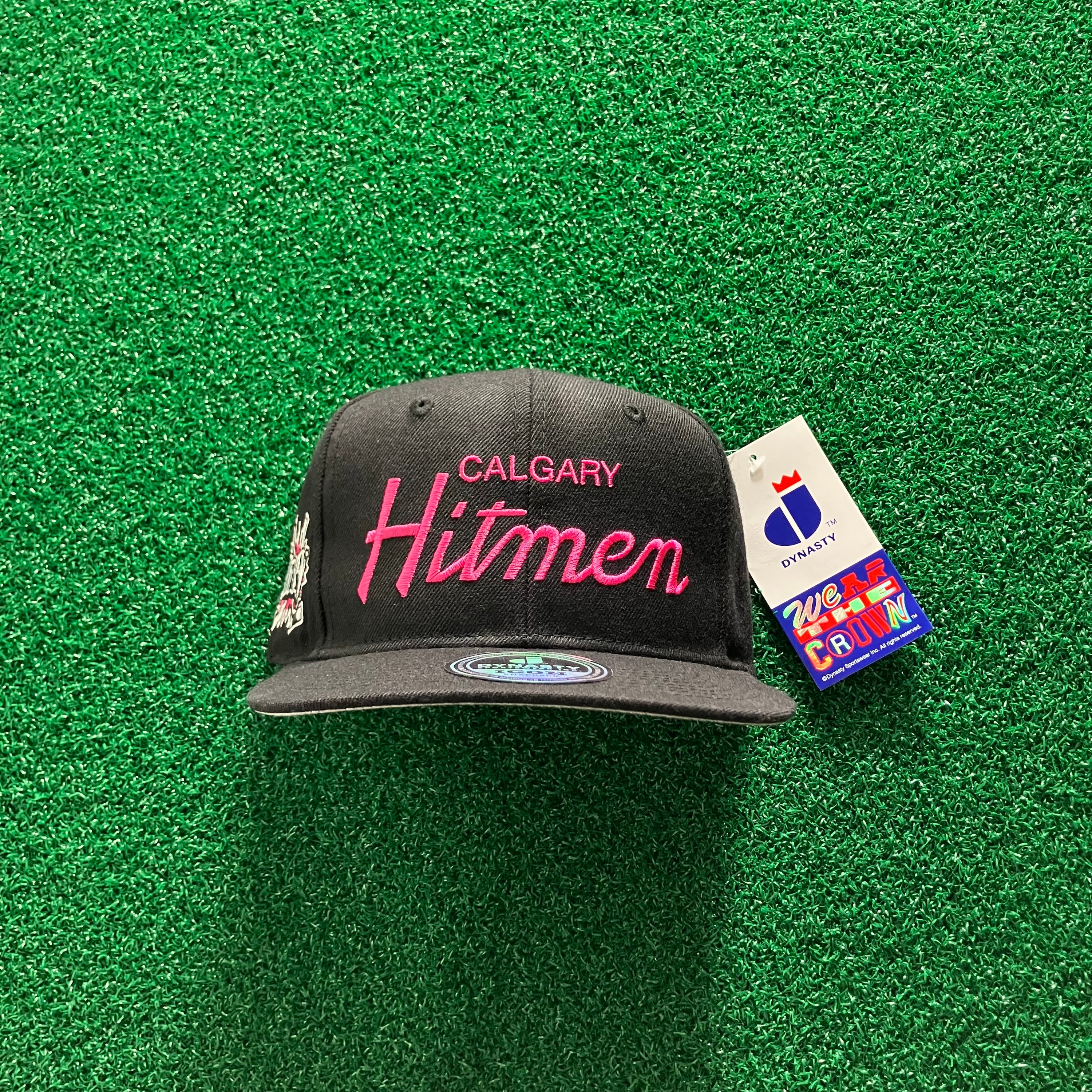 CALGARY HITMEN RETRO SCRIPT DYNASTY ICON SNAPBACK