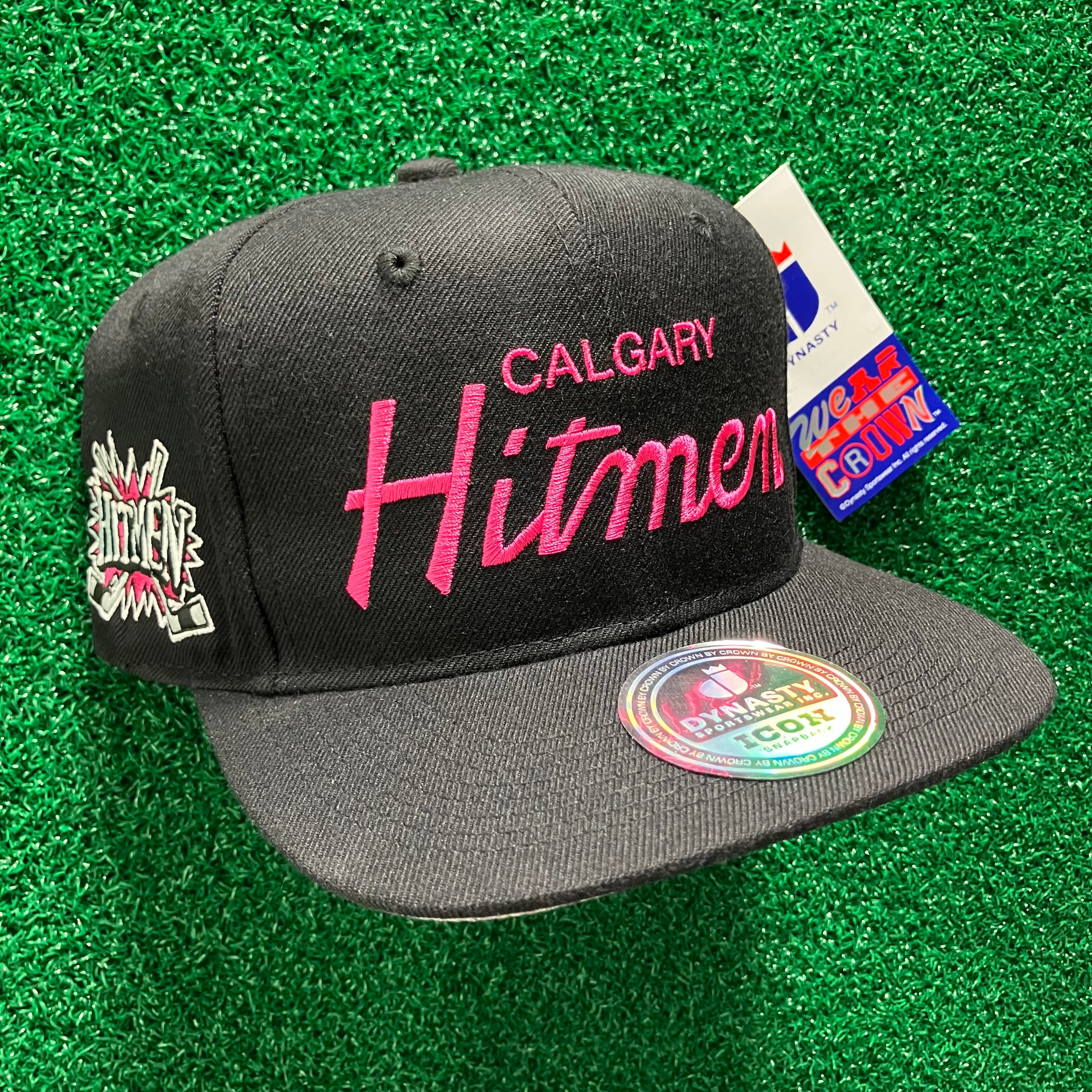 CALGARY HITMEN RETRO SCRIPT DYNASTY ICON SNAPBACK