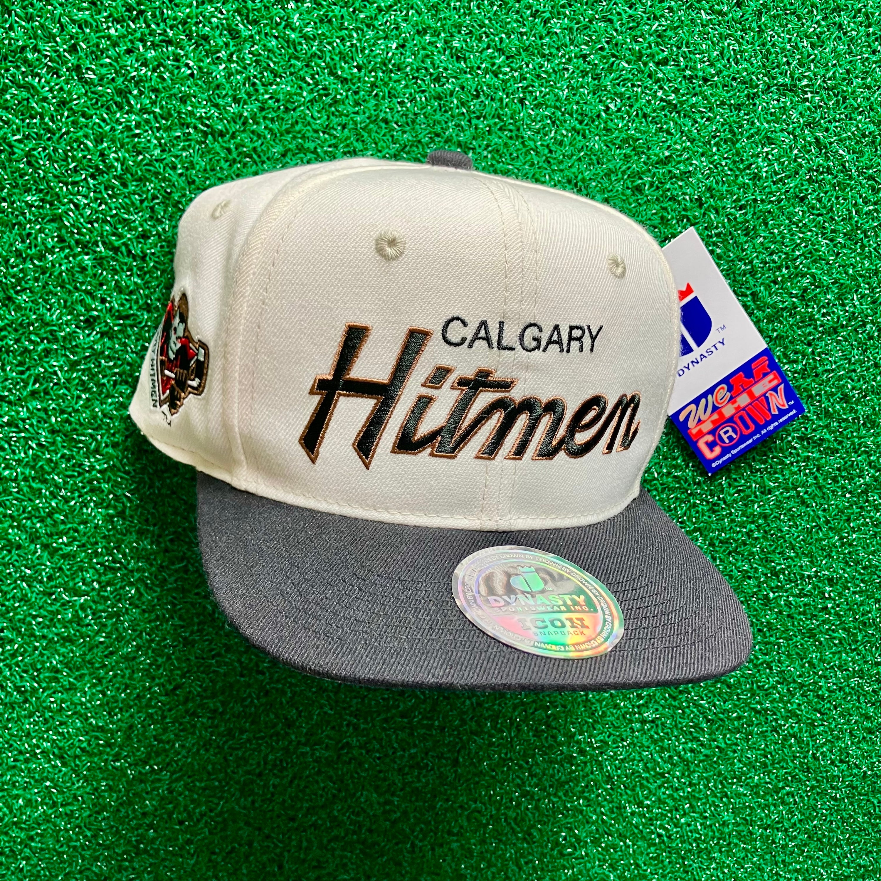 CALGARY HITMEN RETRO SCRIPT DYNASTY ICON SNAPBACK