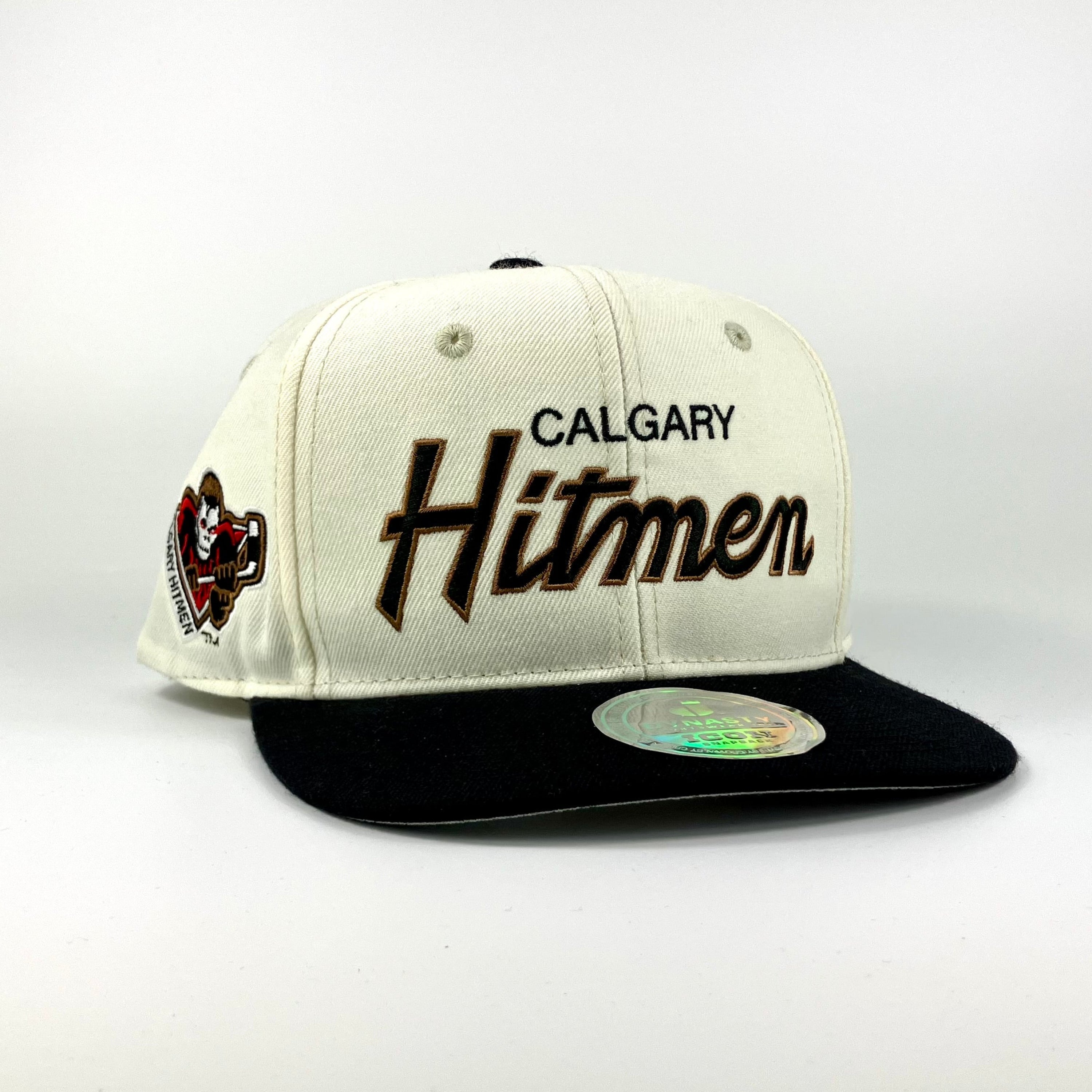 CALGARY HITMEN RETRO SCRIPT DYNASTY ICON SNAPBACK